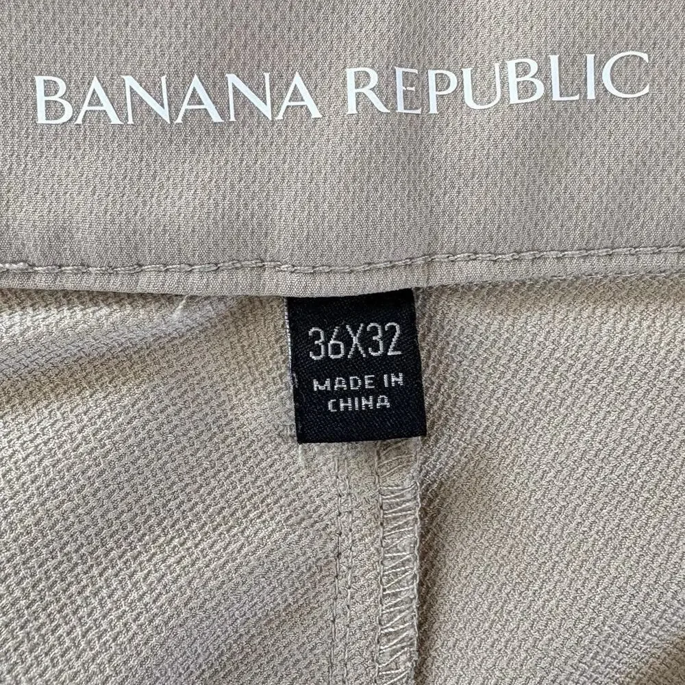 Banana Republic Men’s Flat Front Performance Stretch Slim Fit Pant 38x30.5